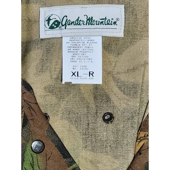Vtg Gander Mountain Premium Unlined Coveralls XL  Made in USA‎ 90's NEW - Picture 8 of 8